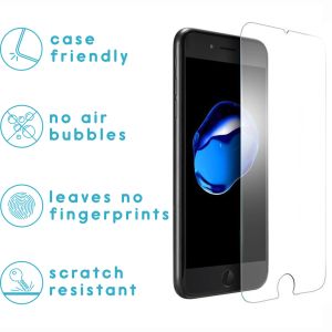 iMoshion Anti-Shock Backcover + Glass Screenprotector iPhone 8 / 7