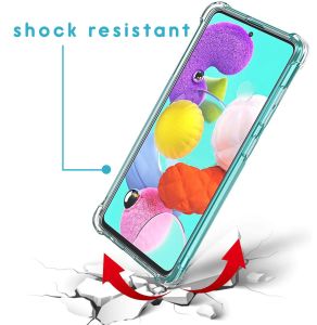 iMoshion Anti-Shock Backcover + Premium Screenprotector Galaxy A51