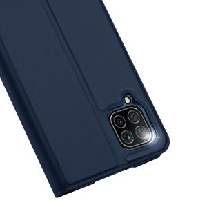 Dux Ducis Slim Softcase Bookcase Huawei P40 Lite - Donkerblauw