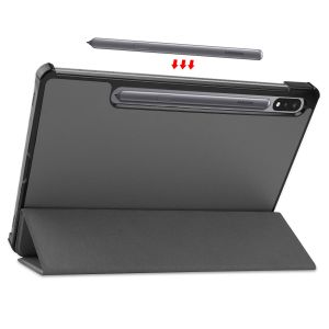 iMoshion Trifold Bookcase Samsung Galaxy Tab S8 / S7 - Grijs