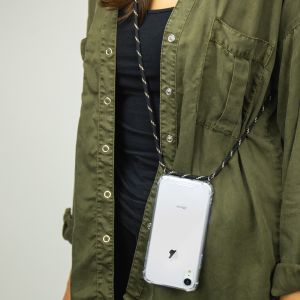 iMoshion Backcover met koord iPhone 12 Pro Max - Zwart / Goud