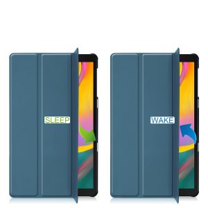 iMoshion Trifold Bookcase Galaxy Tab A 10.1 (2019) - Donkergroen