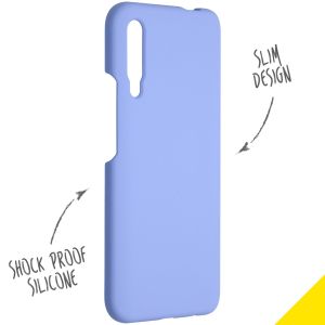Accezz Liquid Silicone Backcover P Smart Pro / Huawei Y9s - Lila