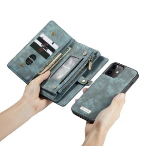 CaseMe Luxe Lederen 2 in 1 Portemonnee Bookcase iPhone 12 Mini