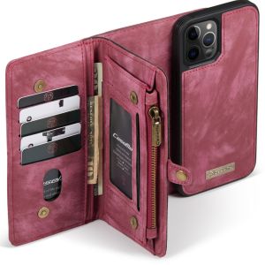 CaseMe Luxe Lederen 2 in 1 Portemonnee Bookcase iPhone 12 Pro Max