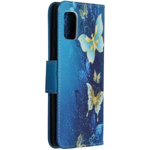 Design Softcase Bookcase Samsung Galaxy A31 - Vlinders