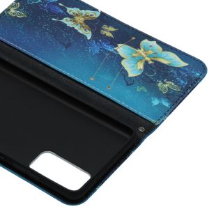 Design Softcase Bookcase Samsung Galaxy S20 FE - Vlinders