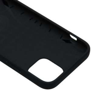 Spigen Liquid Air Backcover iPhone 12 (Pro) - Zwart