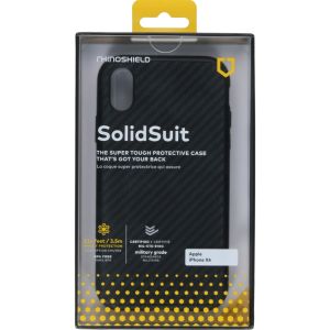 RhinoShield SolidSuit Backcover iPhone Xr - Carbon Fiber Black
