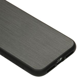 RhinoShield SolidSuit Backcover iPhone Xs / X - Brushed Steel