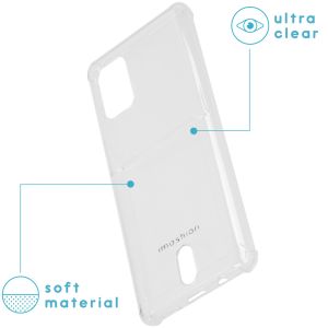 iMoshion Softcase Backcover met pashouder Galaxy A71 - Transparant