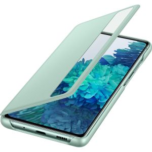Samsung Originele Clear View Bookcase Galaxy S20 FE - Groen