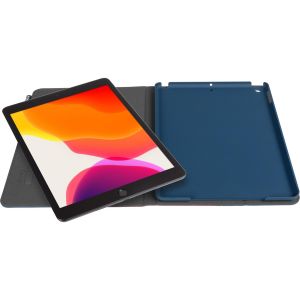Gecko Covers Easy-Click Bookcase iPad 9 (2021) 10.2 inch / iPad 8 (2020) 10.2 inch / iPad 7 (2019) 10.2 inch - Blauw / Bruin