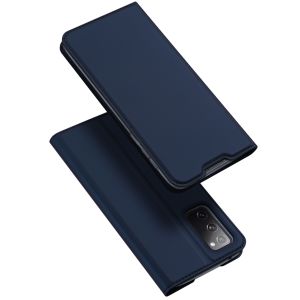 Dux Ducis Slim Softcase Bookcase Samsung Galaxy S20 FE - Donkerblauw