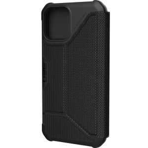 UAG Metropolis Bookcase iPhone 12 (Pro) - Kevlar Black