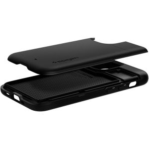 Spigen Slim Armor CS Backcover iPhone 12 Mini - Zwart