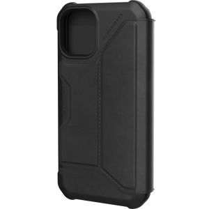 UAG Metropolis Bookcase iPhone 12 Mini - Leather Black