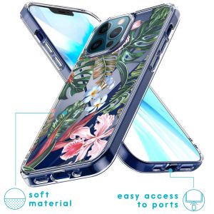 iMoshion Design hoesje iPhone 12 (Pro) - Tropical Jungle