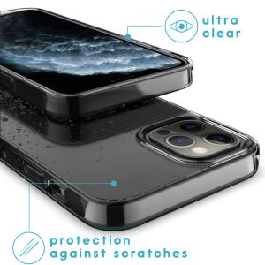 iMoshion Design hoesje iPhone 12 (Pro) - Spetters - Zwart