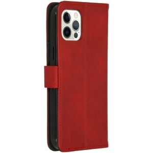 iMoshion Luxe Bookcase iPhone 12 (Pro) - Rood