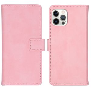 iMoshion Luxe Bookcase iPhone 12 (Pro) - Roze