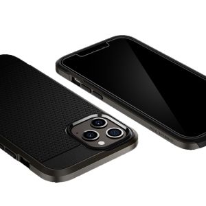 Spigen GLAStR EZ Fit Screenprotector + Applicator iPhone 12 Pro Max