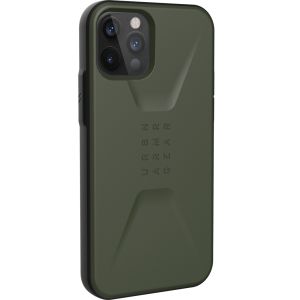 UAG Civilian Backcover iPhone 12 (Pro) - Groen