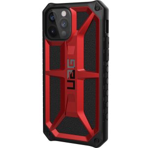 UAG Monarch Backcover iPhone 12 (Pro) - Rood