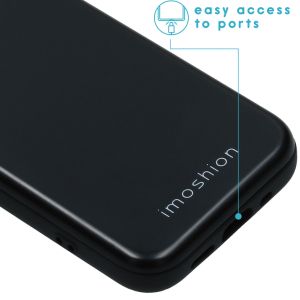 iMoshion Backcover met pashouder iPhone 12 Mini - Zwart