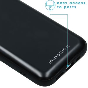 iMoshion Backcover met pashouder iPhone 12 (Pro) - Zwart