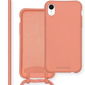 iMoshion Color Backcover met afneembaar koord iPhone Xr - Peach