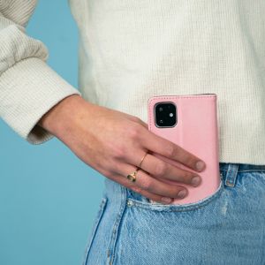 iMoshion Luxe Bookcase Samsung Galaxy A42 - Roze