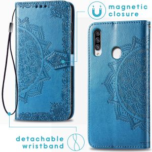 iMoshion Mandala Bookcase Samsung Galaxy A20s - Turquoise