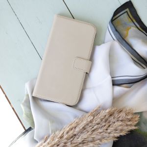 Selencia Echt Lederen Bookcase Samsung Galaxy A42 - Lichtgrijs