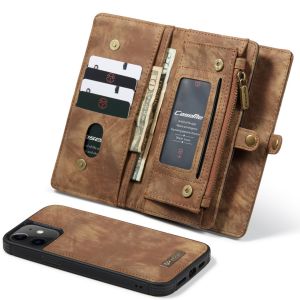CaseMe Luxe Lederen 2 in 1 Portemonnee Bookcase iPhone 12 Mini