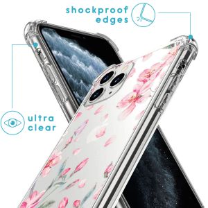 iMoshion Design hoesje met koord iPhone 11 Pro - Bloem - Roze