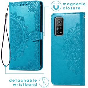 iMoshion Mandala Bookcase Xiaomi Mi 10T (Pro) - Turquoise