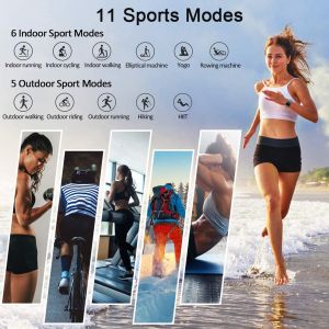Lintelek Smartwatch Fitness Tracker 205S - Grijs