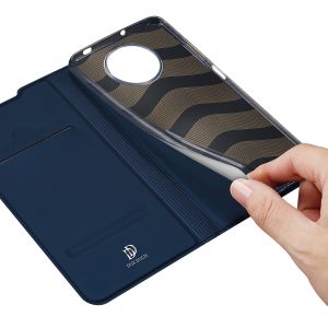 Dux Ducis Slim Softcase Bookcase Xiaomi Poco X3 (Pro) - Donkerblauw