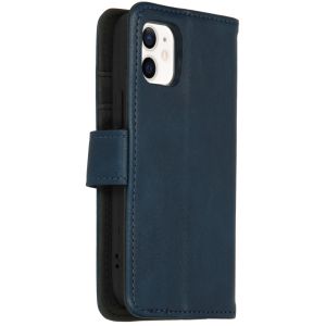 iMoshion Luxe Bookcase iPhone 12 Mini - Donkerblauw
