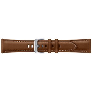 Samsung Originele Leather Band Galaxy Watch Active 2 / Watch 3 41mm - M/L - Bruin