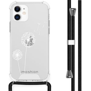 iMoshion Design hoesje met koord iPhone 12 Mini - Paardenbloem - Wit