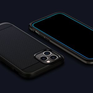 Spigen GLAStR Screenprotector iPhone 12 Mini - Zwart