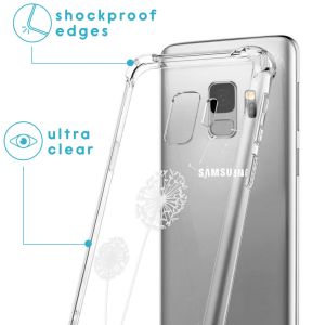 iMoshion Design hoesje met koord Samsung Galaxy S9 - Paardenbloem - Wit