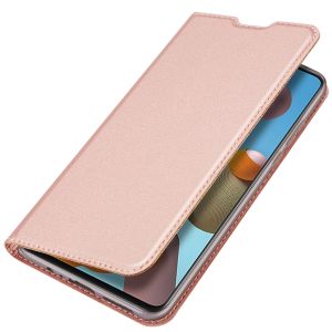 Dux Ducis Slim Softcase Bookcase Samsung Galaxy A21s - Rosé Goud