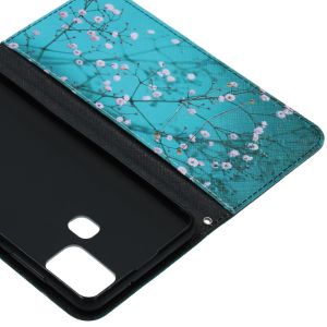 Design Softcase Bookcase Samsung Galaxy A21s