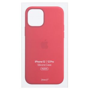 Apple Silicone Backcover MagSafe iPhone 12 (Pro) - Red
