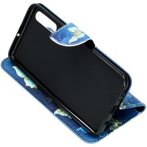 Design Softcase Bookcase Samsung Galaxy A70