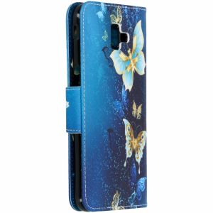 Design Softcase Bookcase Samsung Galaxy J6 Plus