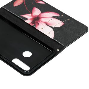 Design Softcase Bookcase Huawei P30 Lite